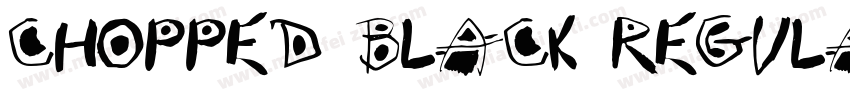 Chopped Black Regula字体转换